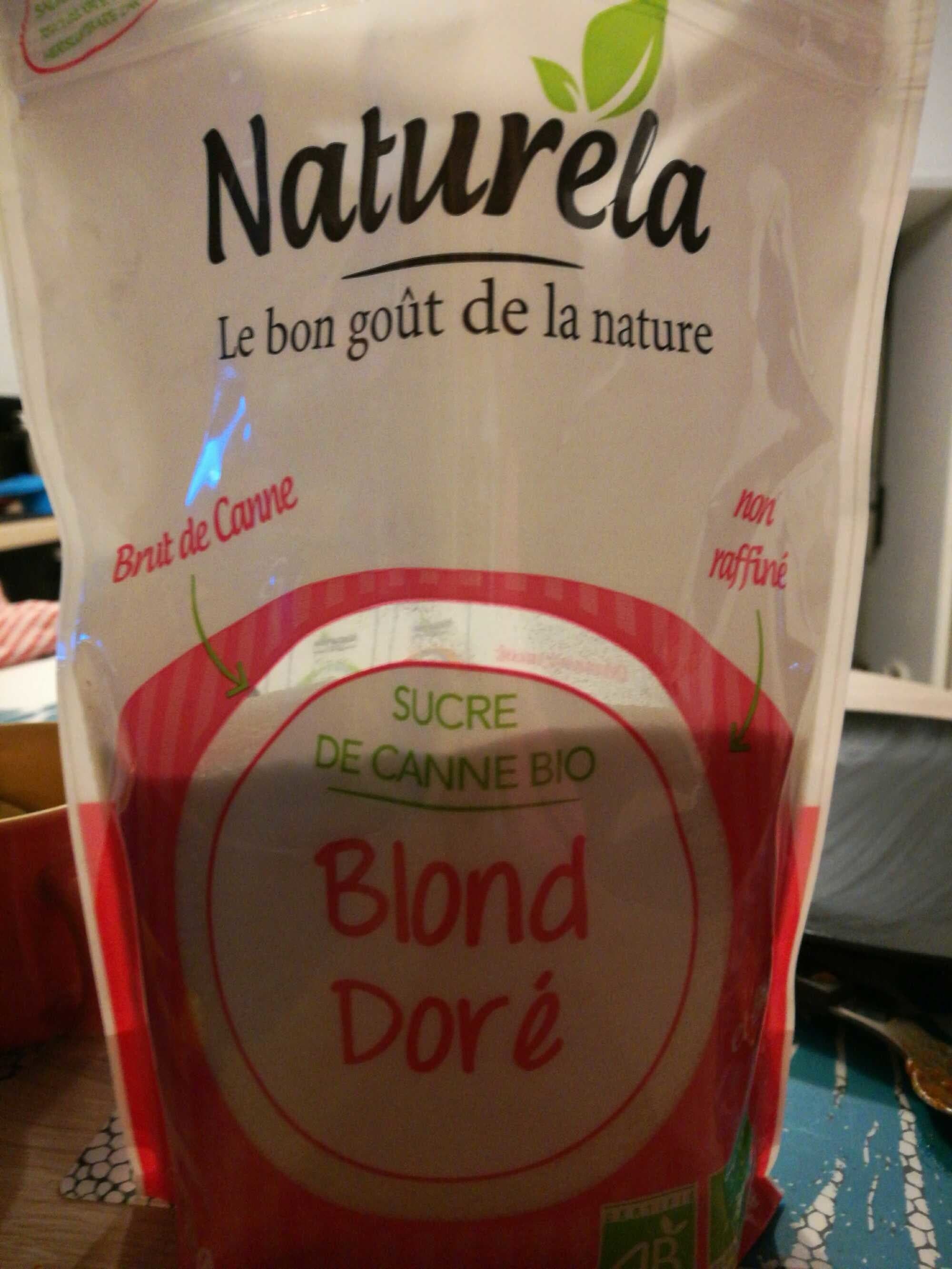 Naturela Sucre de canne bio Blond doré packshot
