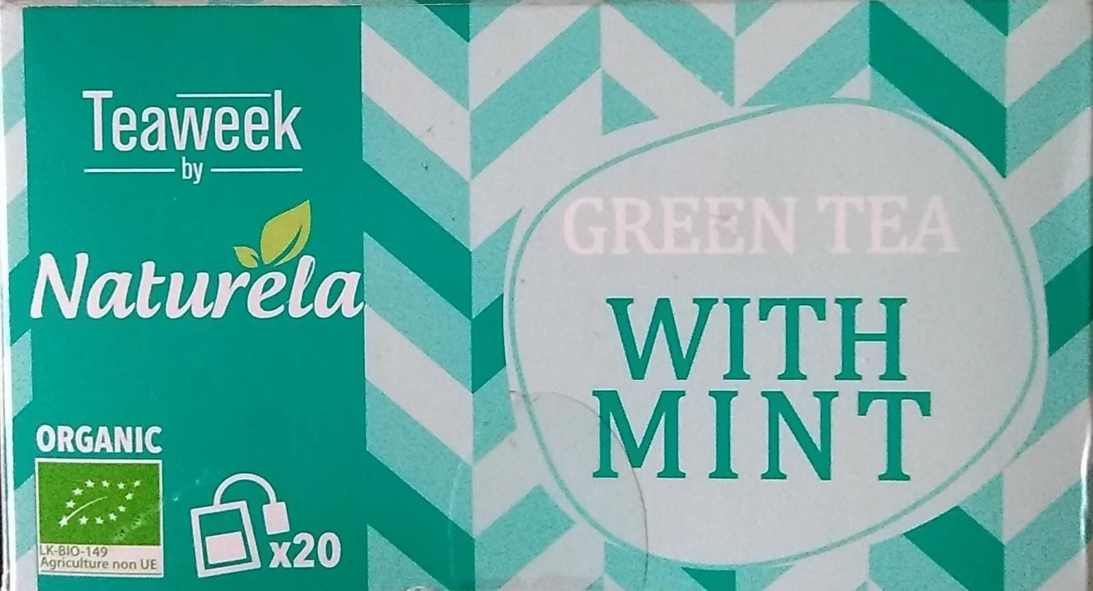 Naturela Green tea with mint packshot