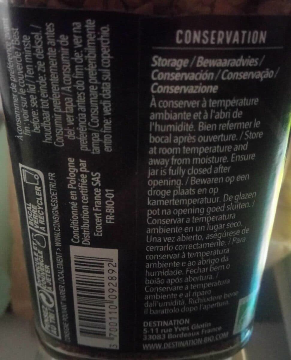Destination premium Breakfast Petit Déj' Bio packshot