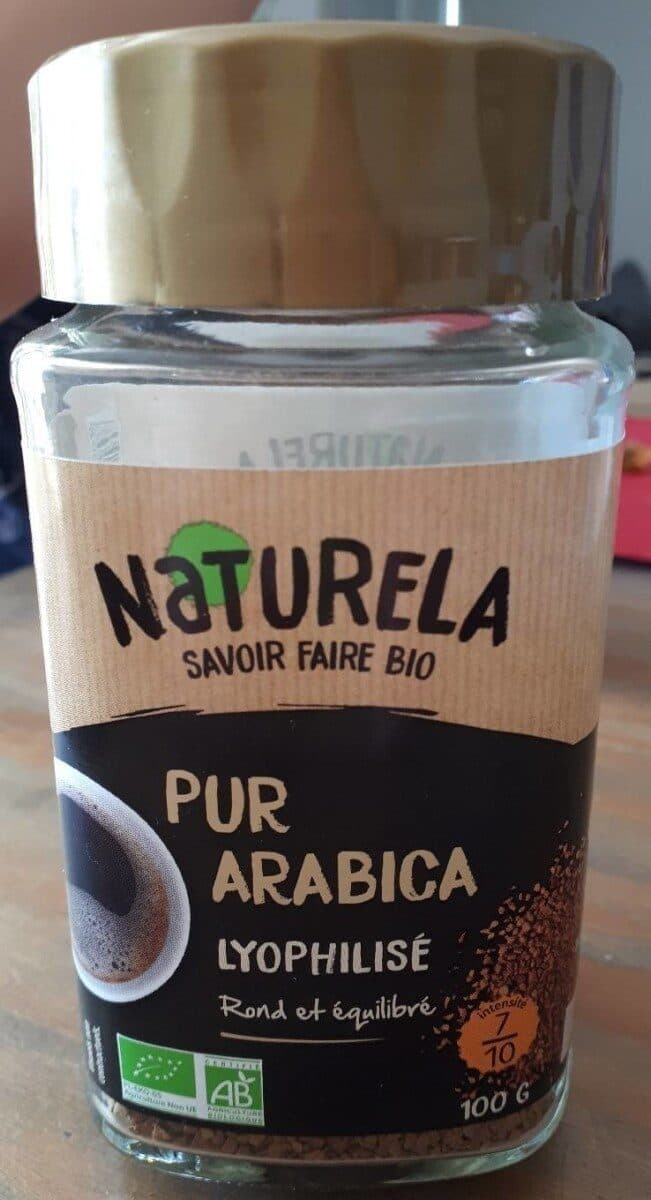 Naturela Café instantané bio 100% arabica packshot