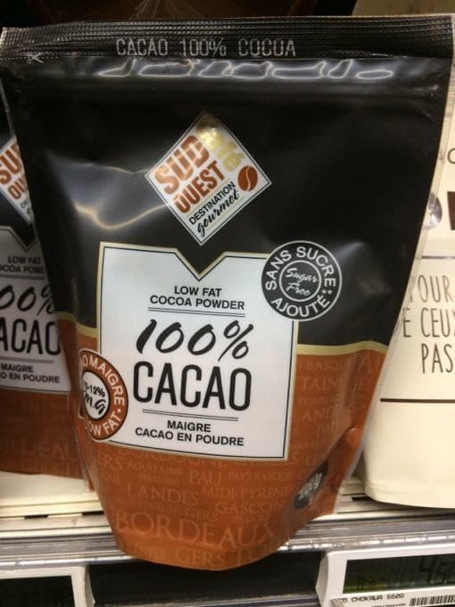 Cocoa 100% cacao packshot