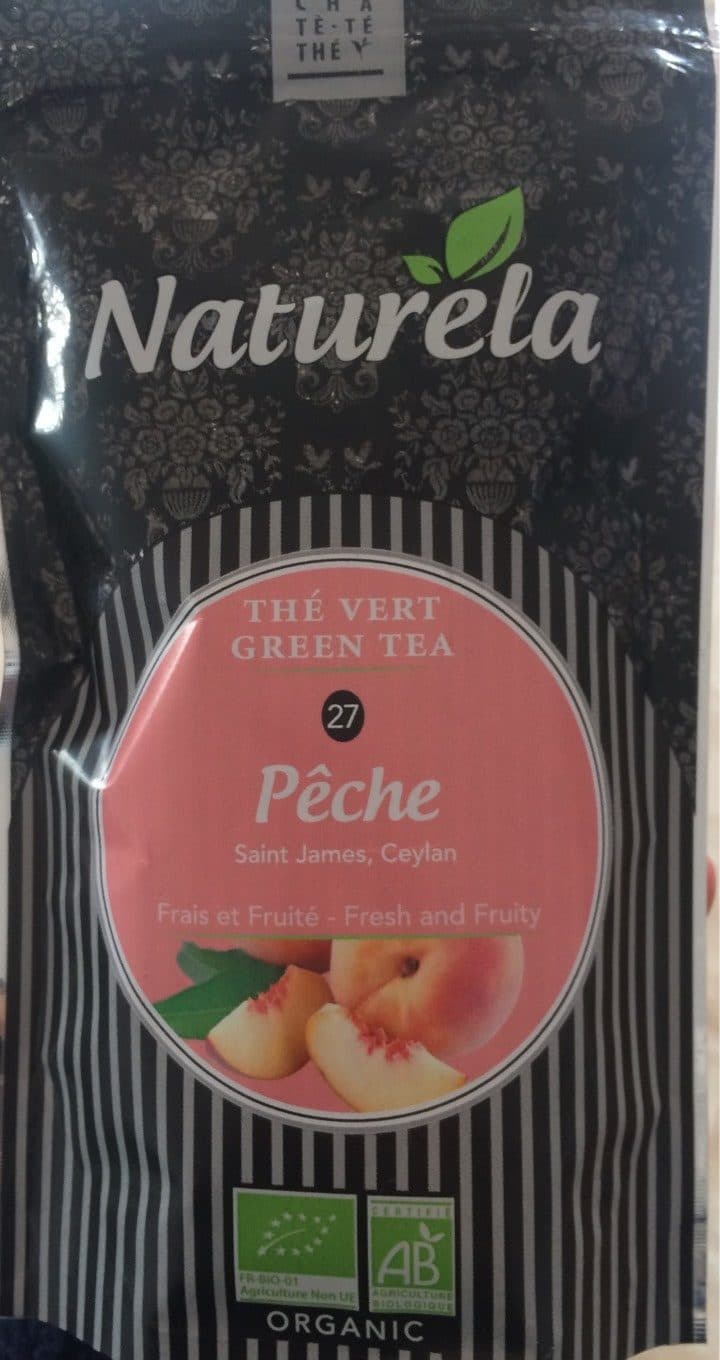 Naturela Thé vert pêche packshot