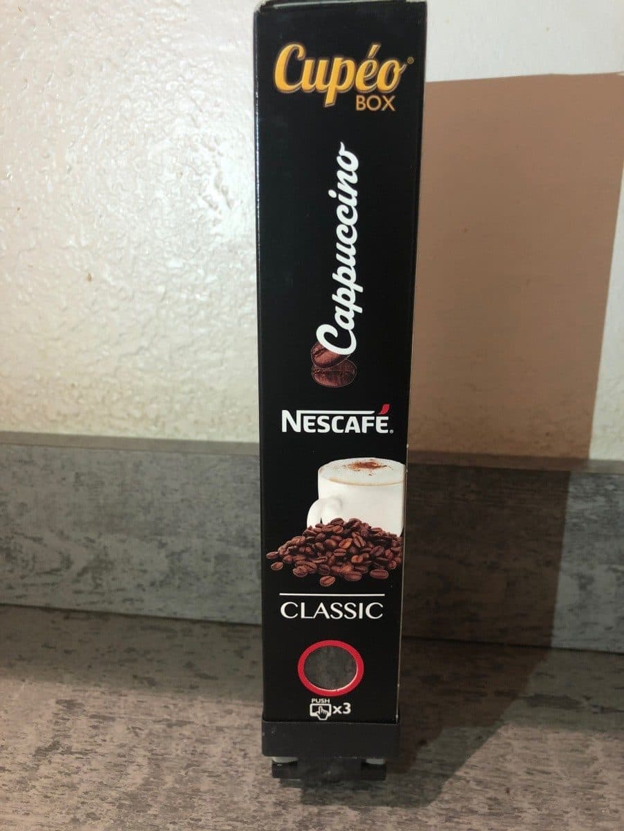 Open Food Facts Cupeo box cappucino packshot
