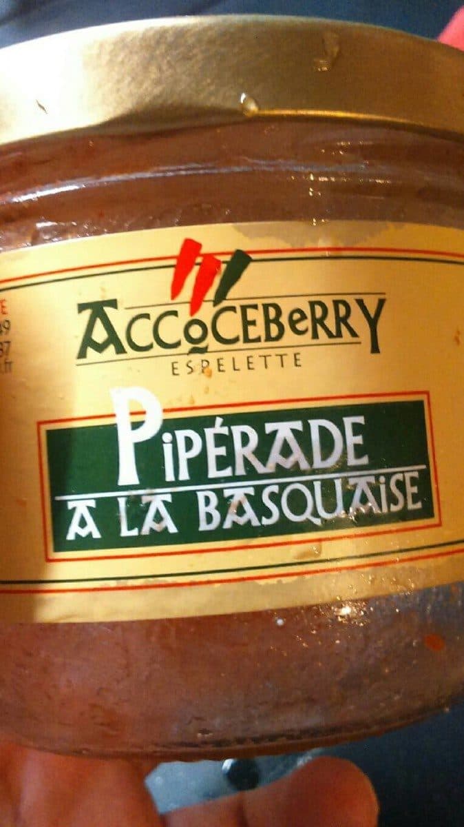 Accoceberry Piperade à la basquaise packshot