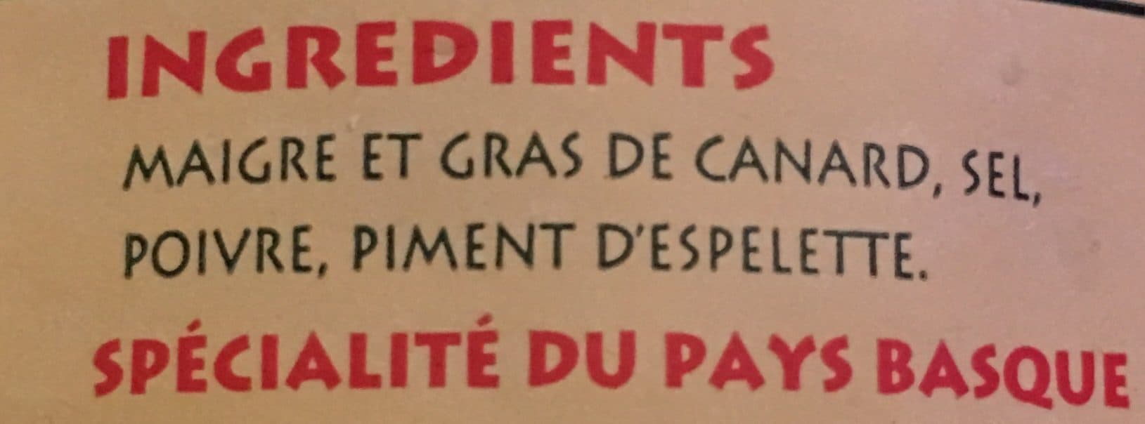 Accoceberry Grillons de canard packshot