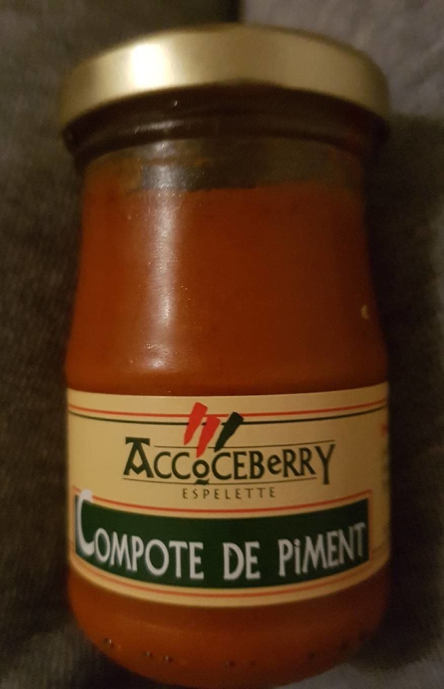 Accoceberry Compote de piment packshot