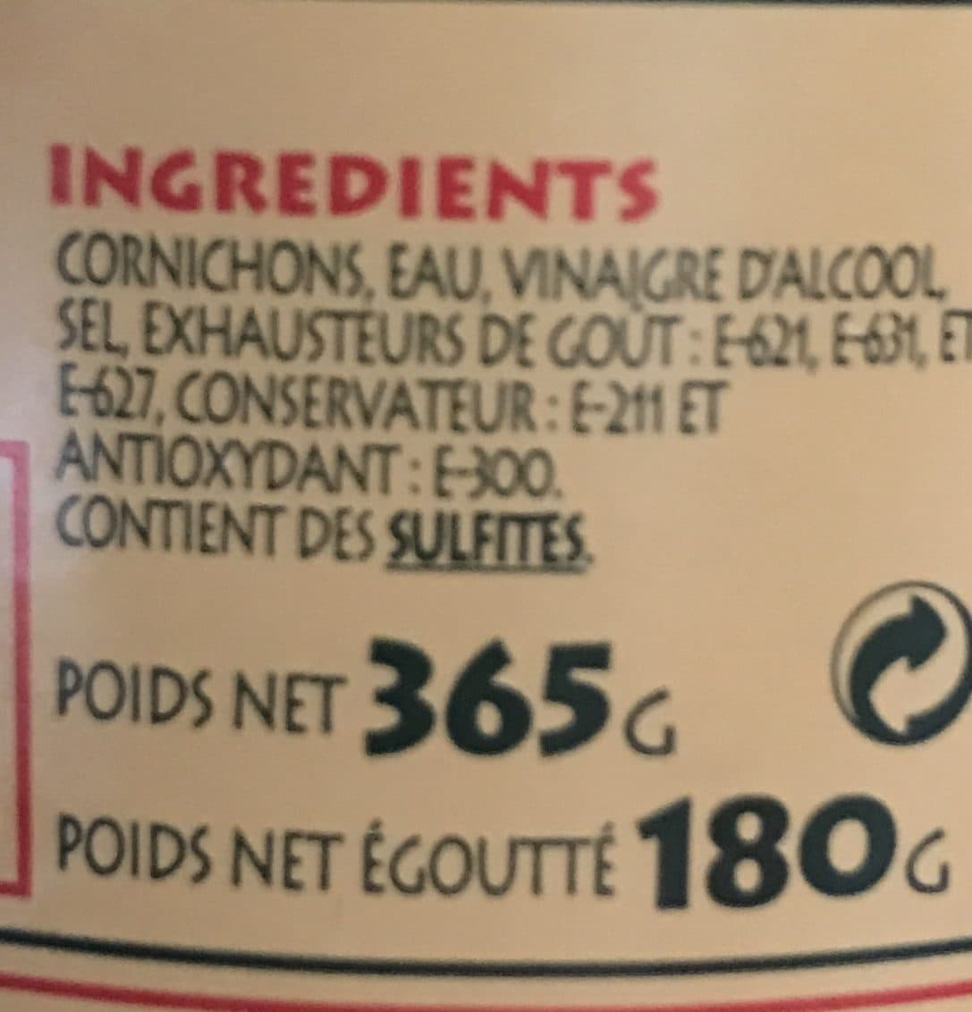 Accoceberry Cornichons au vinaigre packshot