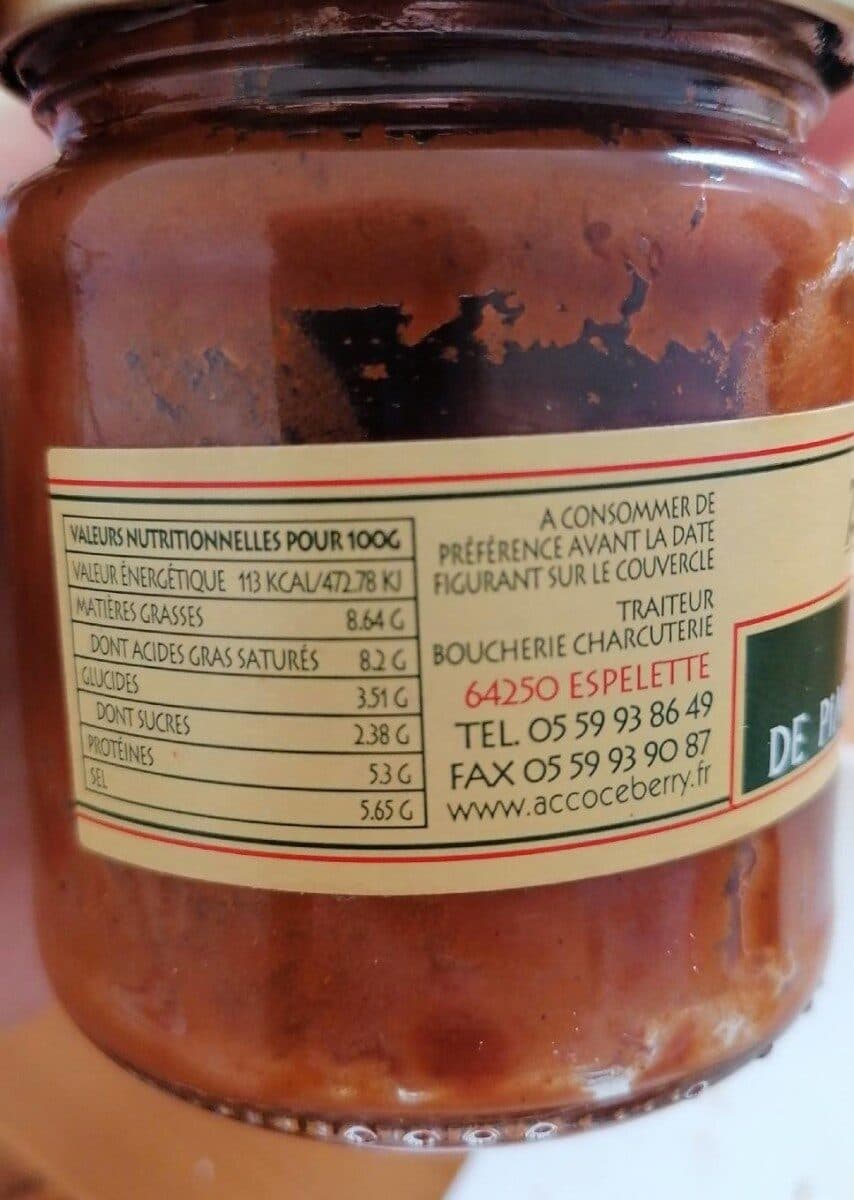 Accoceberry Purée de piment d'espelette packshot