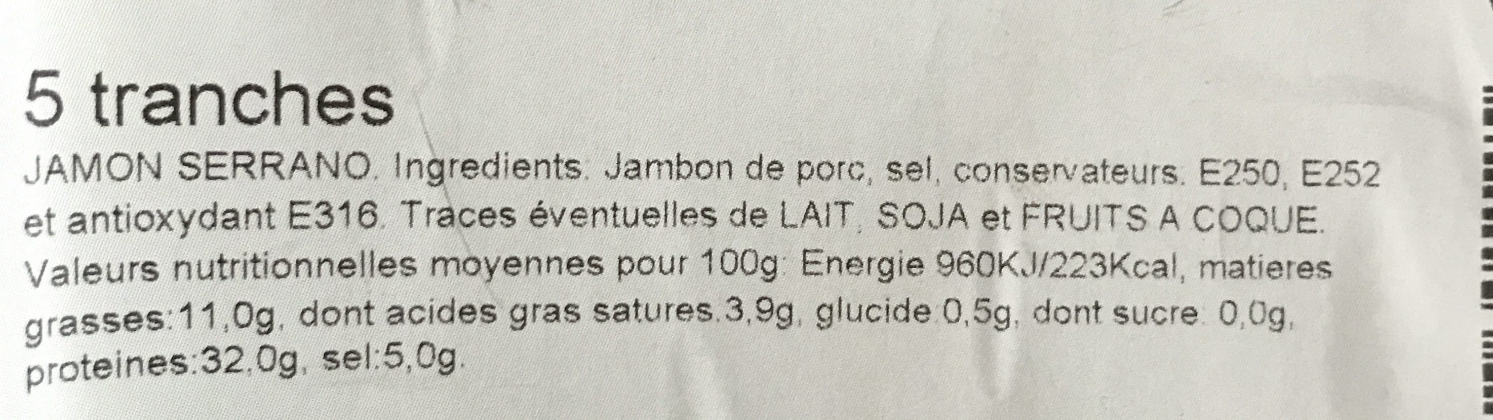 Novo Viande Jambon Serrano 10 mois packshot