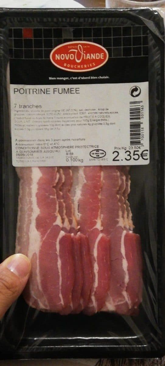 Open Food Facts Poitrine fumee packshot