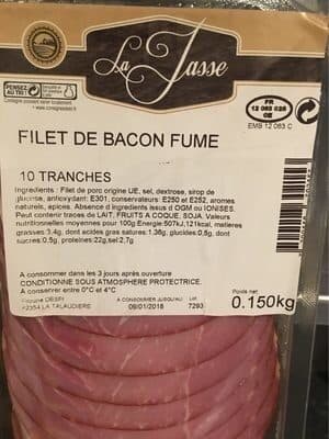 La Jasse Filet de bacon fume packshot
