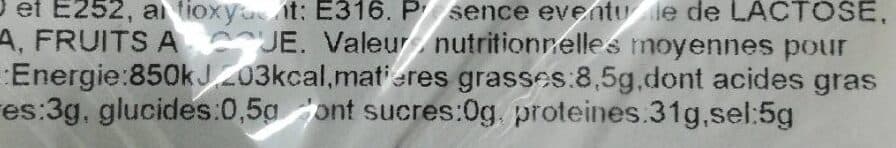 Open Food Facts Jambon sel sec 7moi packshot