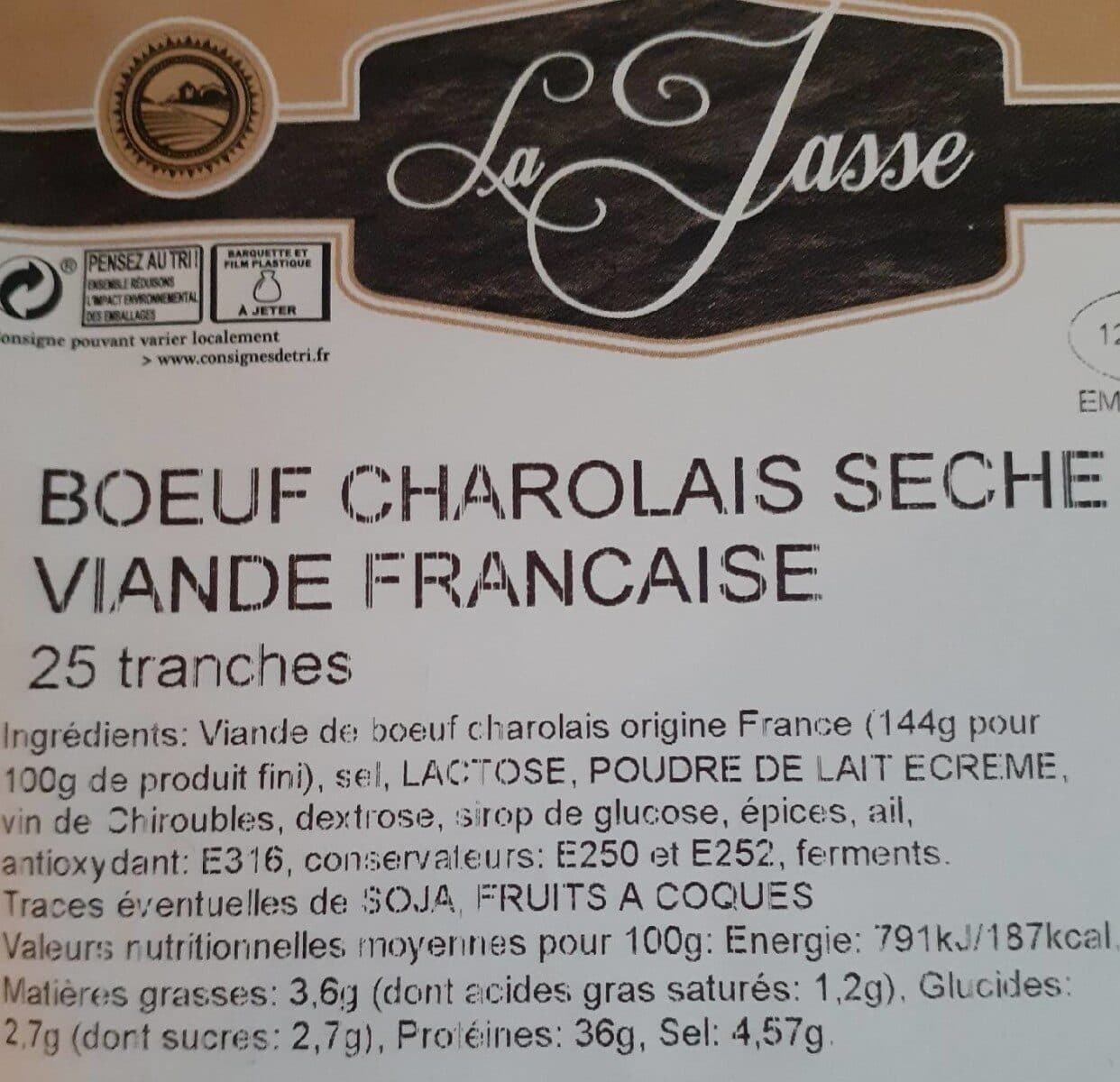 LA JASSE Boeuf charolais seche packshot
