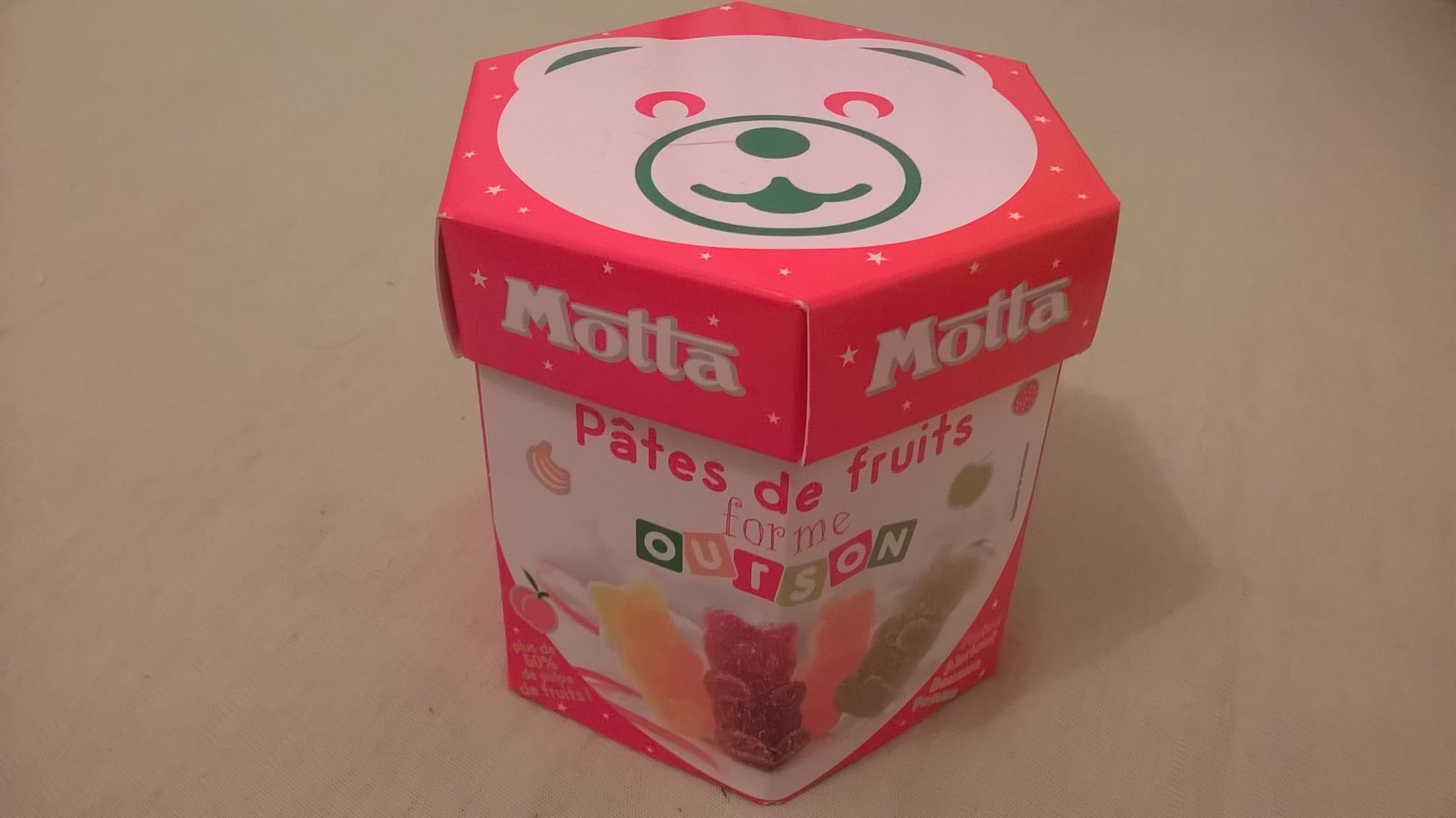 Motta Pâtes de fruits forme ourson packshot