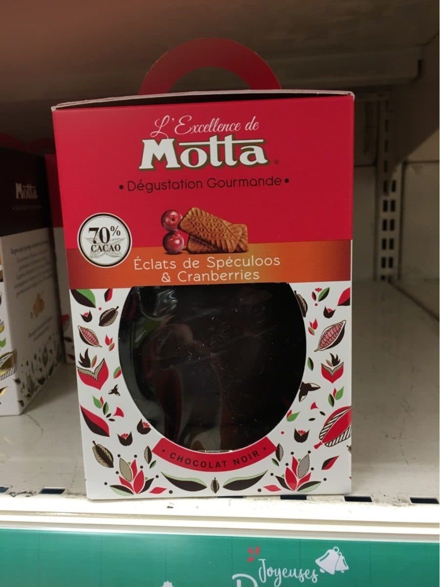 Motta Degustation gourmande eclat de speculoos et cranberries packshot