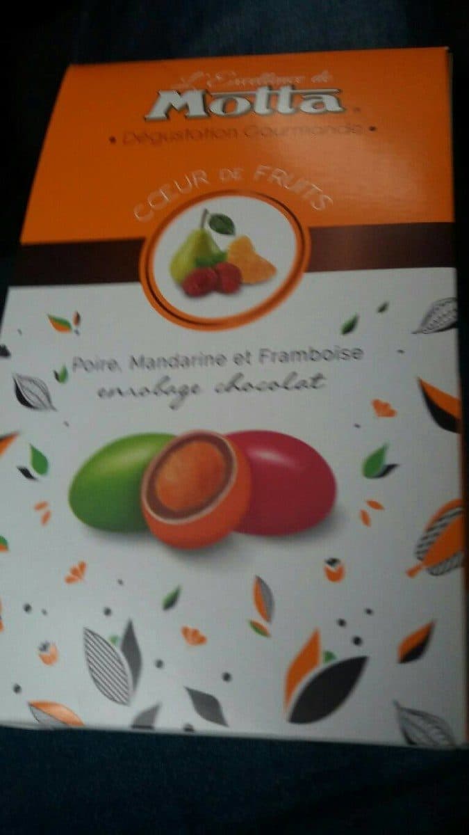 Motta Coeur de fruits poire,mandarine et framboise packshot
