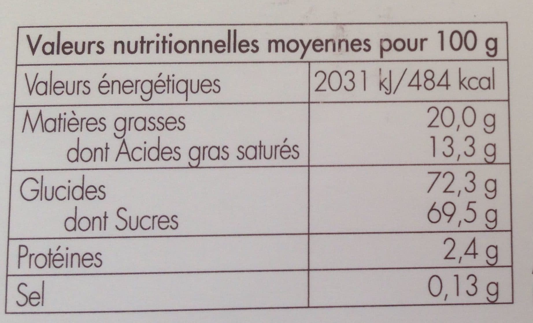 Motta Cœur de Noisette packshot