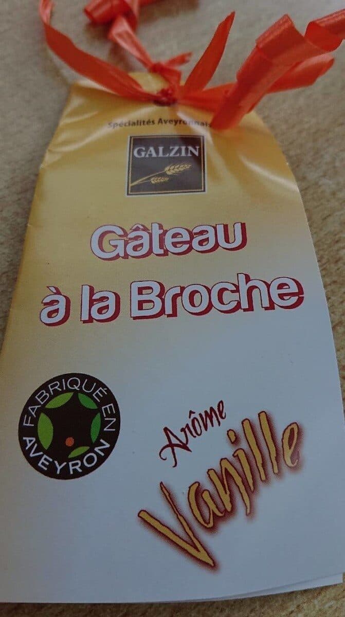 Galzin Gâteau à la broche packshot