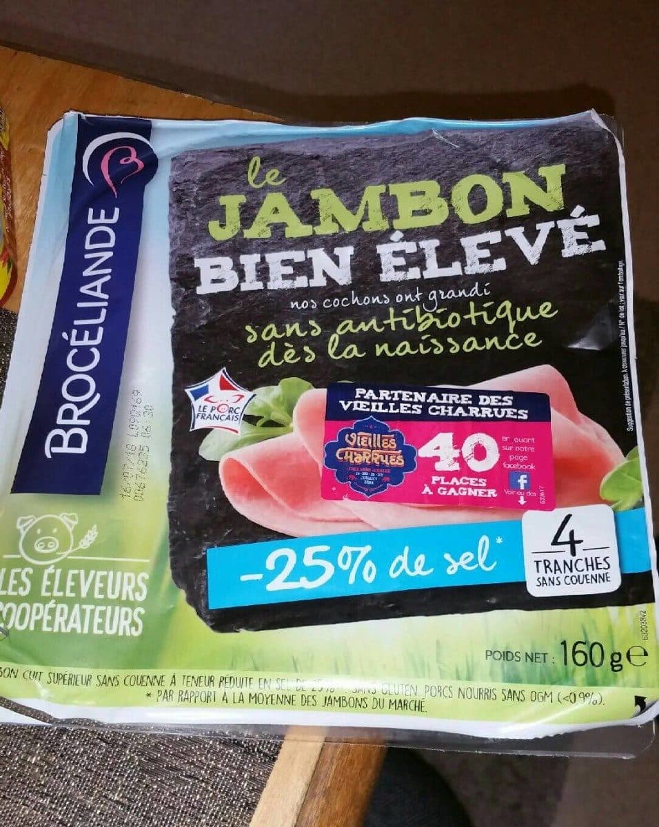 Brocéliande Jambon packshot