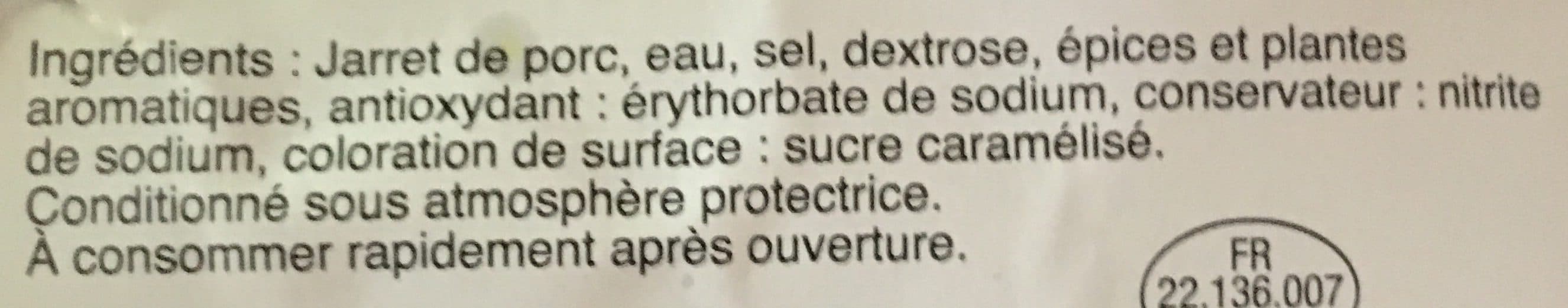 BROCÉLIANDE Demi jambonneau roti packshot