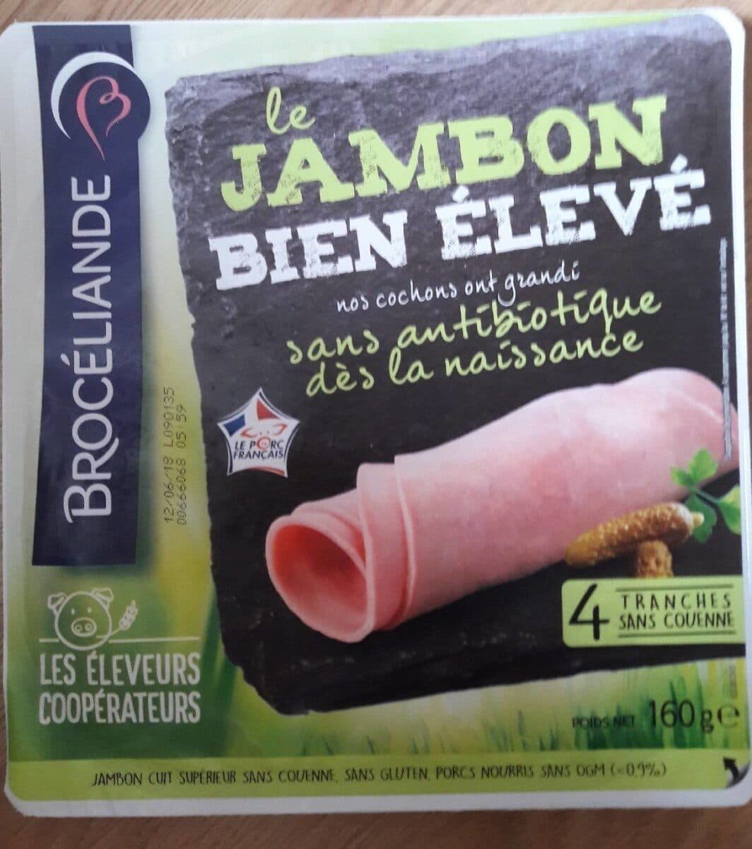 Brocéliande Jambon Bien Élevé 4 tranches packshot