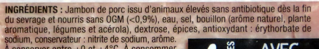 Brocéliande Jambon Bien Élevé avec couenne 4 tranches packshot