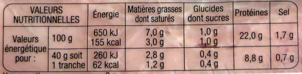Brocéliande Jambon Bien Élevé avec couenne 4 tranches packshot
