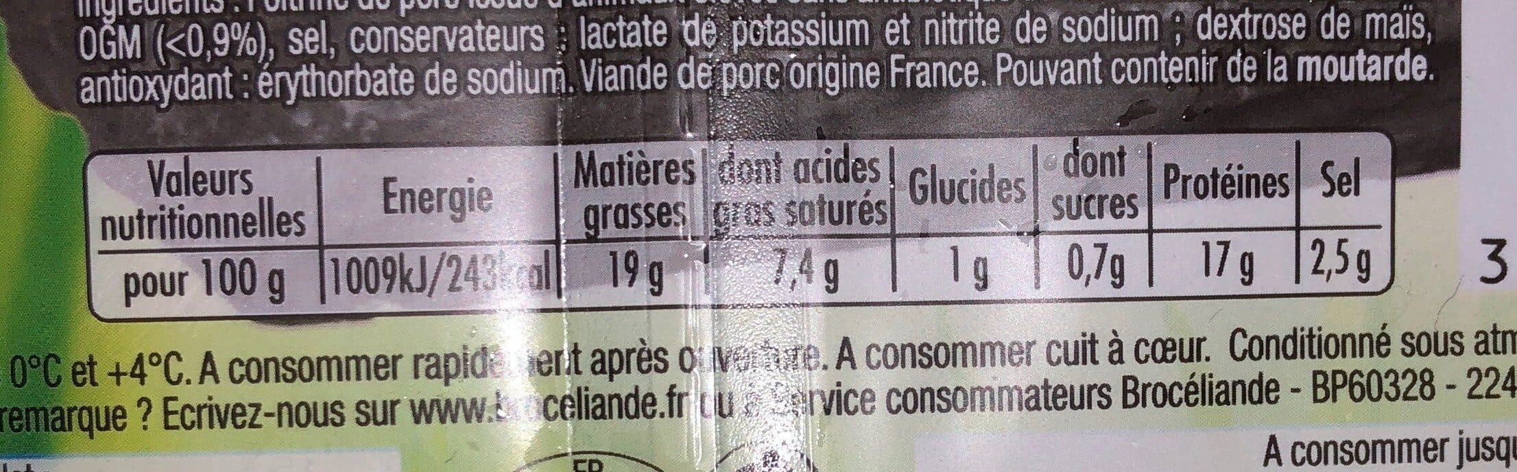 Brocéliande Lardons Bien Élevé nature packshot