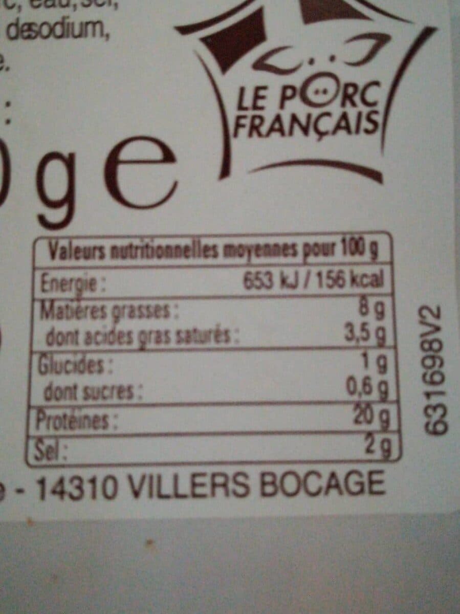 LE PORC FRANCAIS Jambon cuit superieur ac packshot