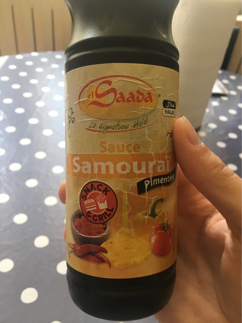 El Saada Sauce samouraï packshot
