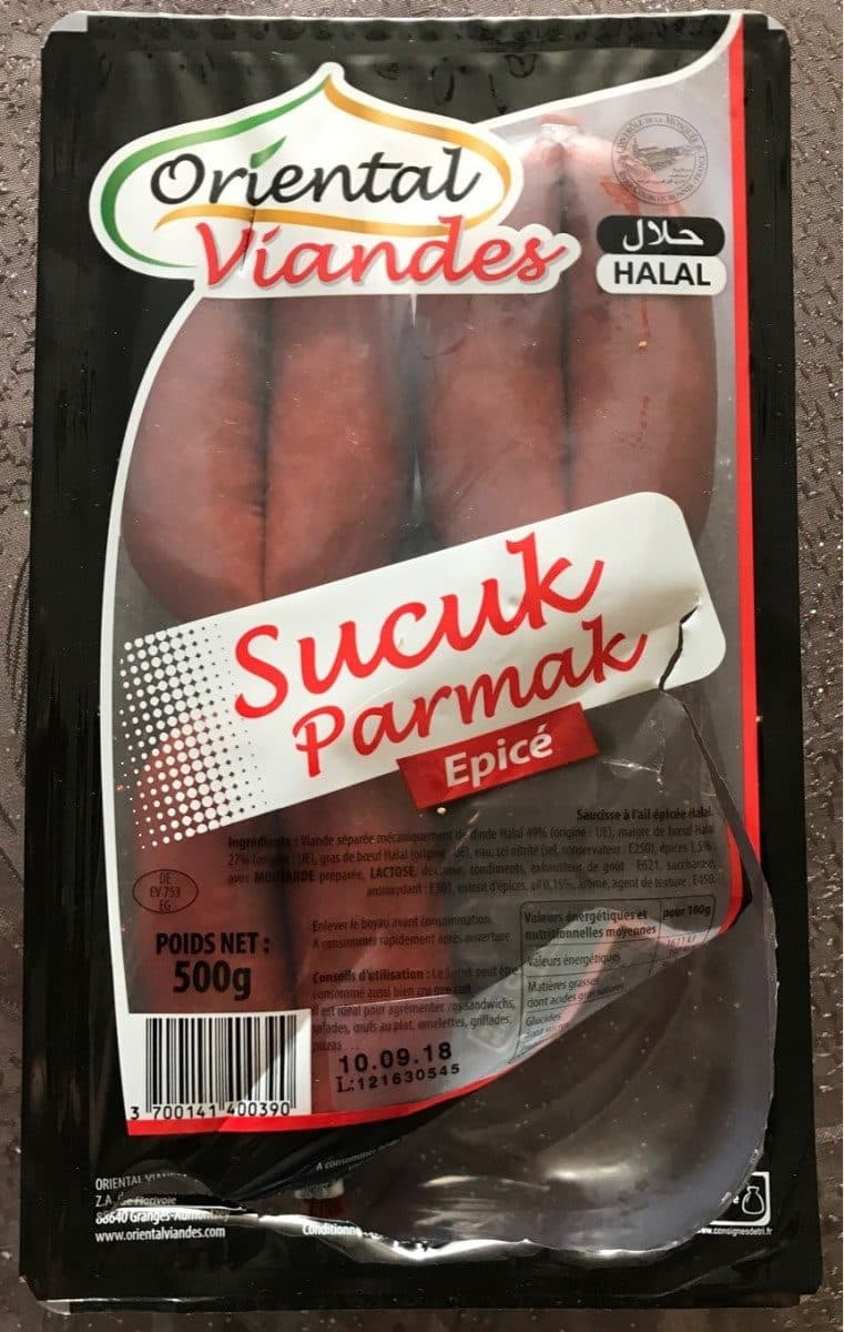 Oriental Viandes Sucuk Parmak packshot