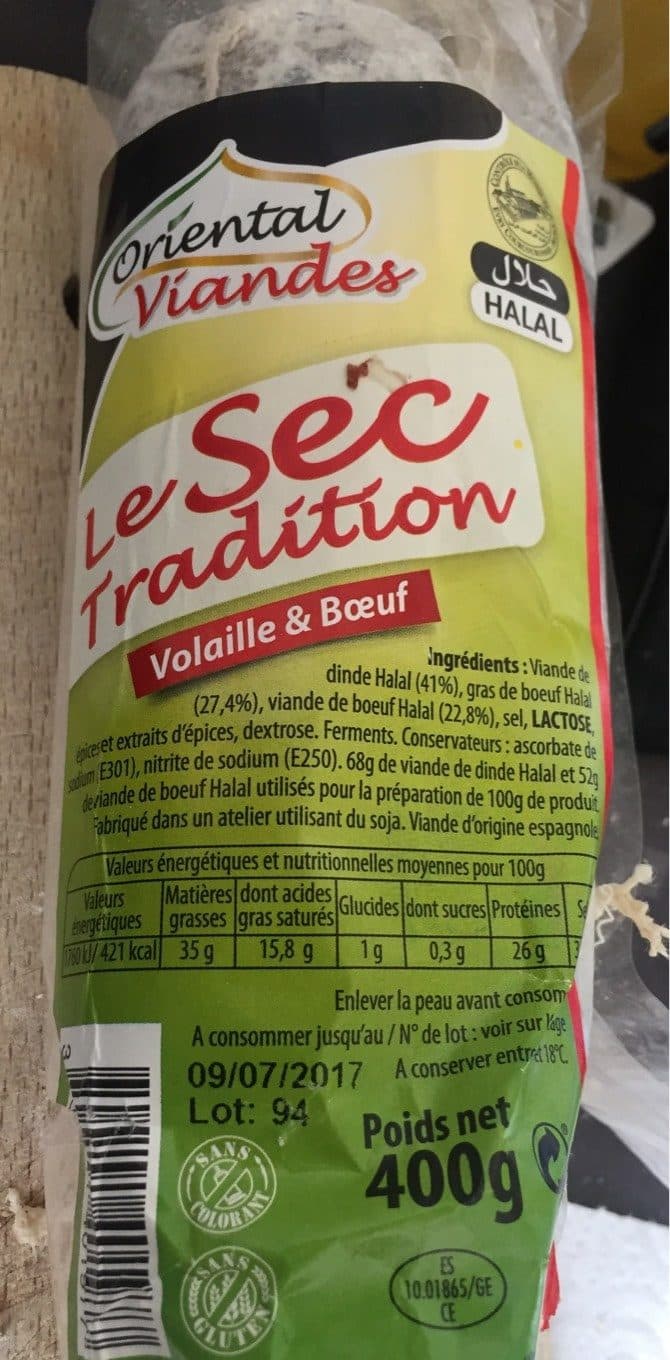 Oriental Viandes Le sec tradition packshot