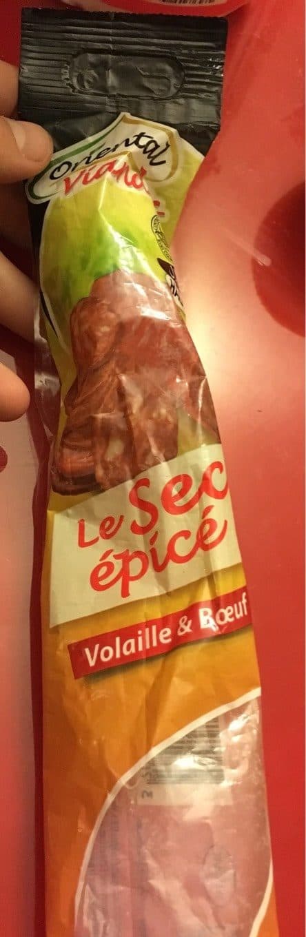 Oriental Viandes Le sec épicé volaille et boeuf packshot