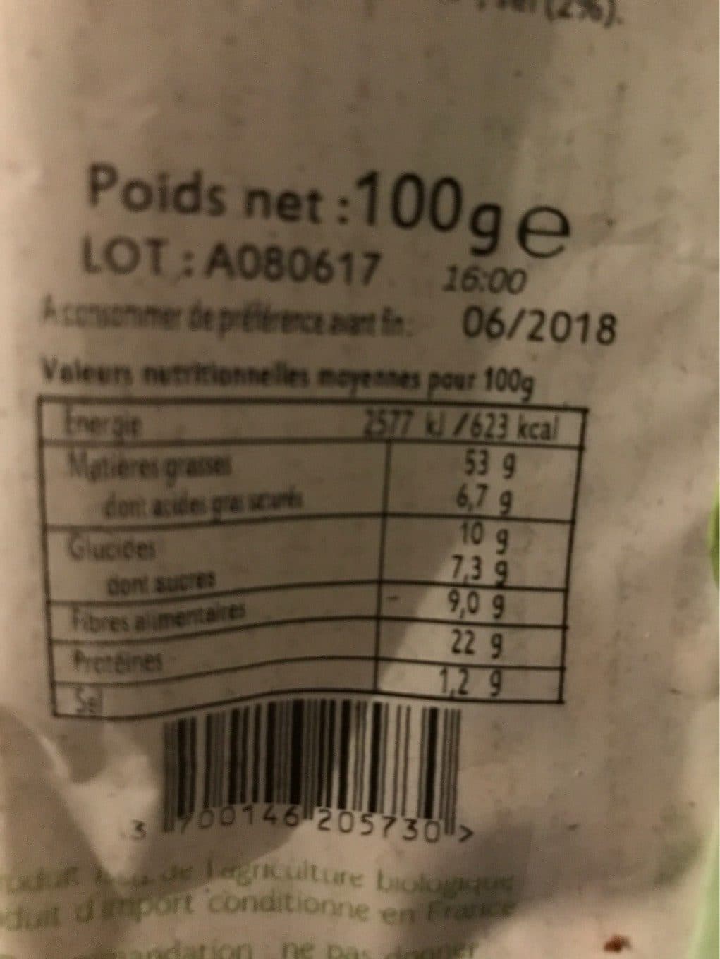 JusteBio Pistaches Grillées Salées Bio packshot