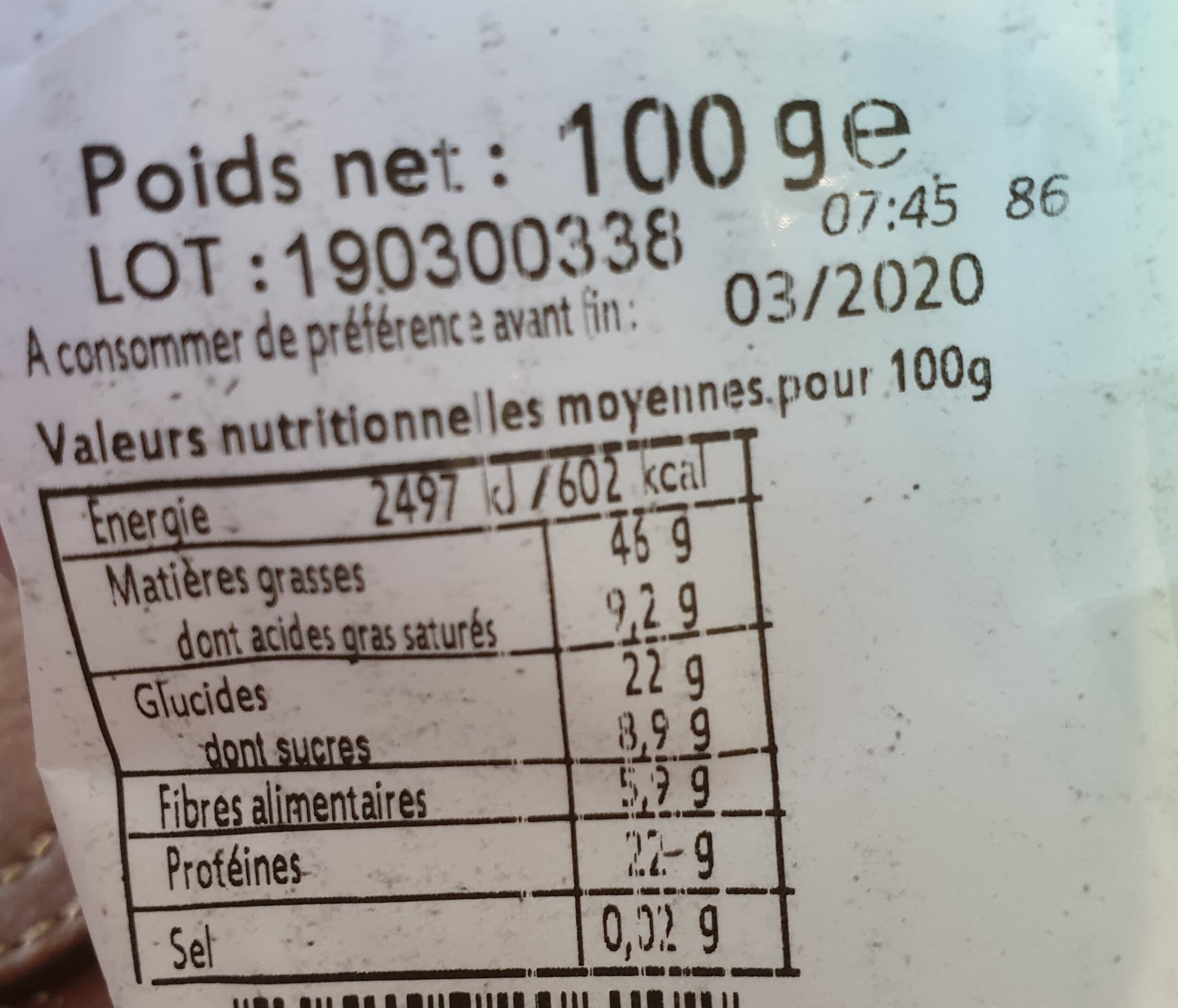 La maison des bistrots Noix de cajou grillées BIO packshot