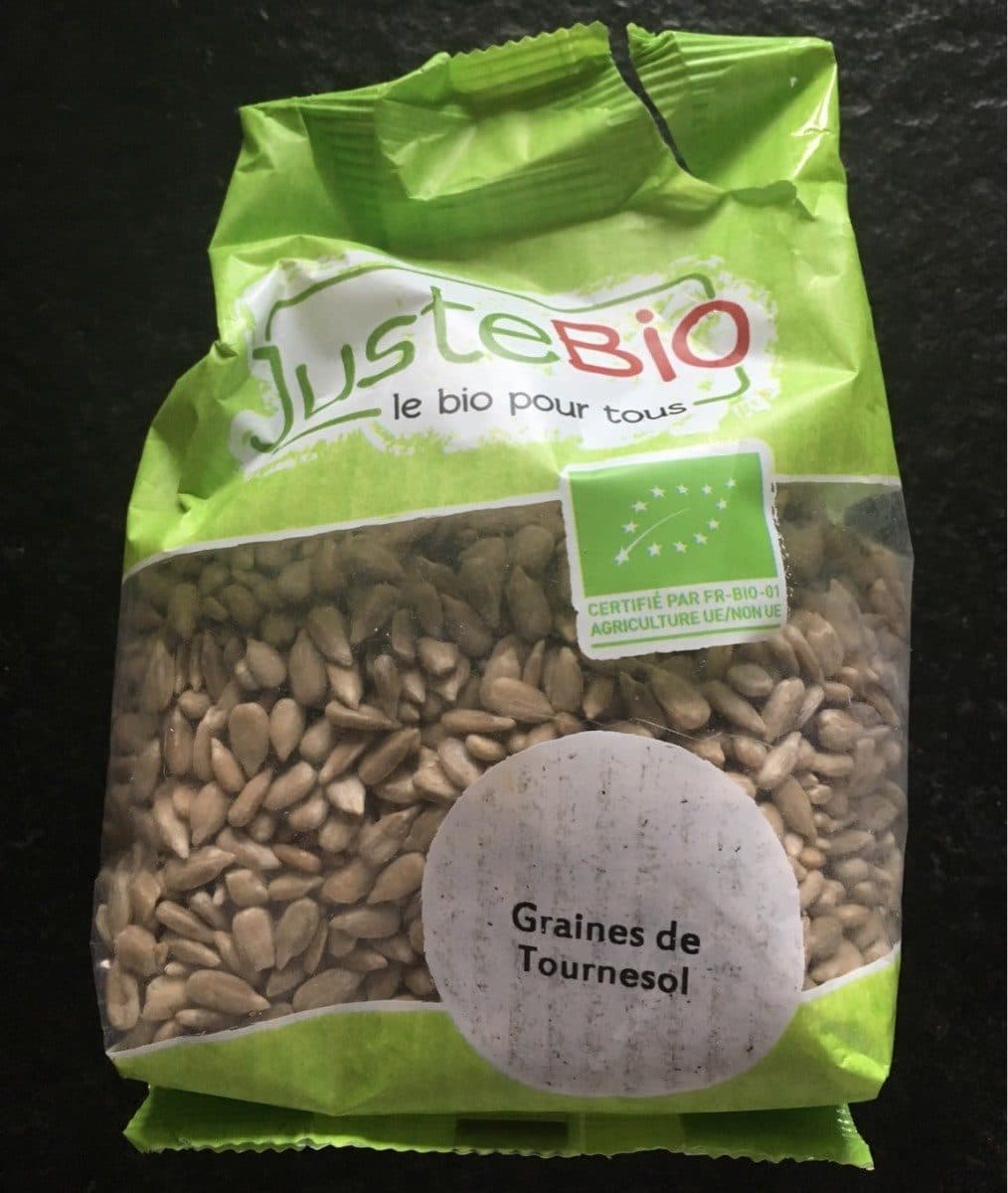 JusteBio Graines de tournesol packshot