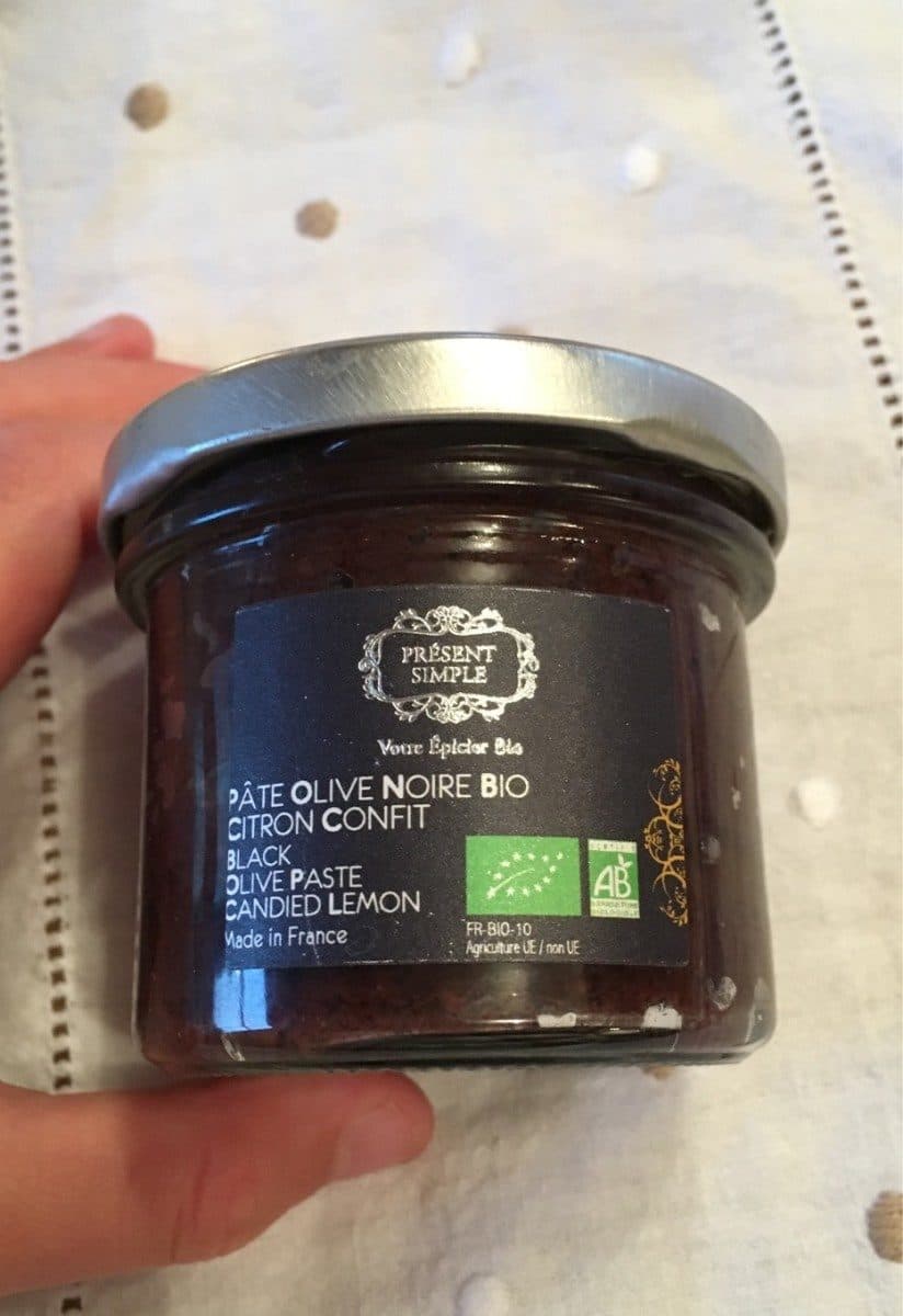 Open Food Facts Pate olive noir bio packshot