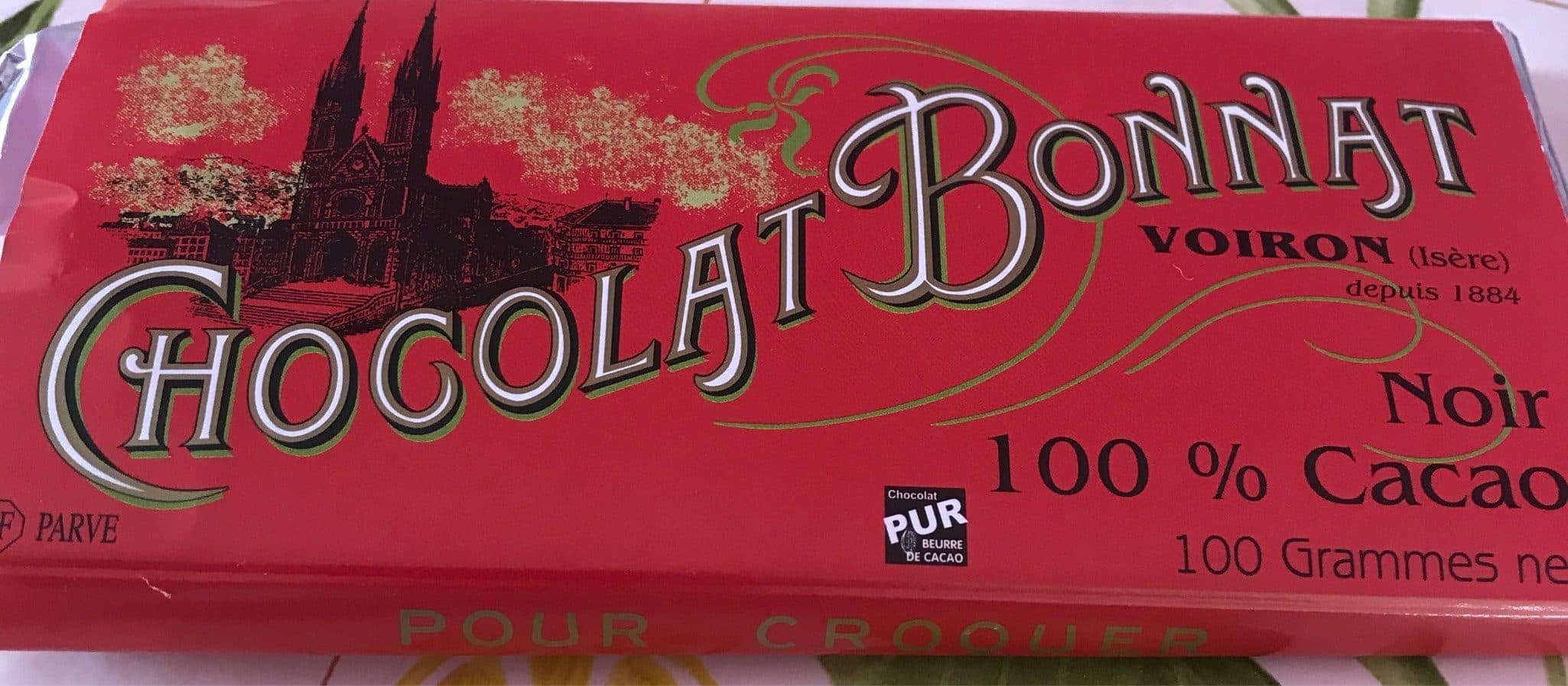 Bonnat Chocolat noir 100% packshot