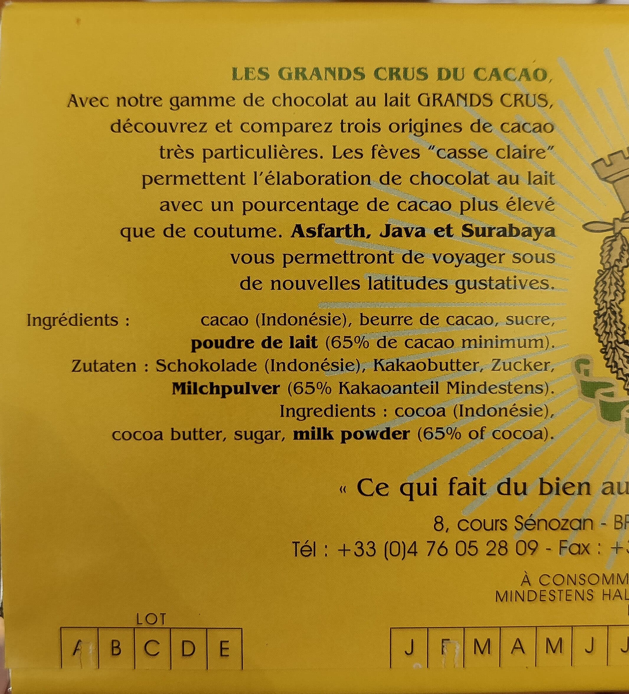 Chocolat Bonnat Chocolat Asfarth packshot