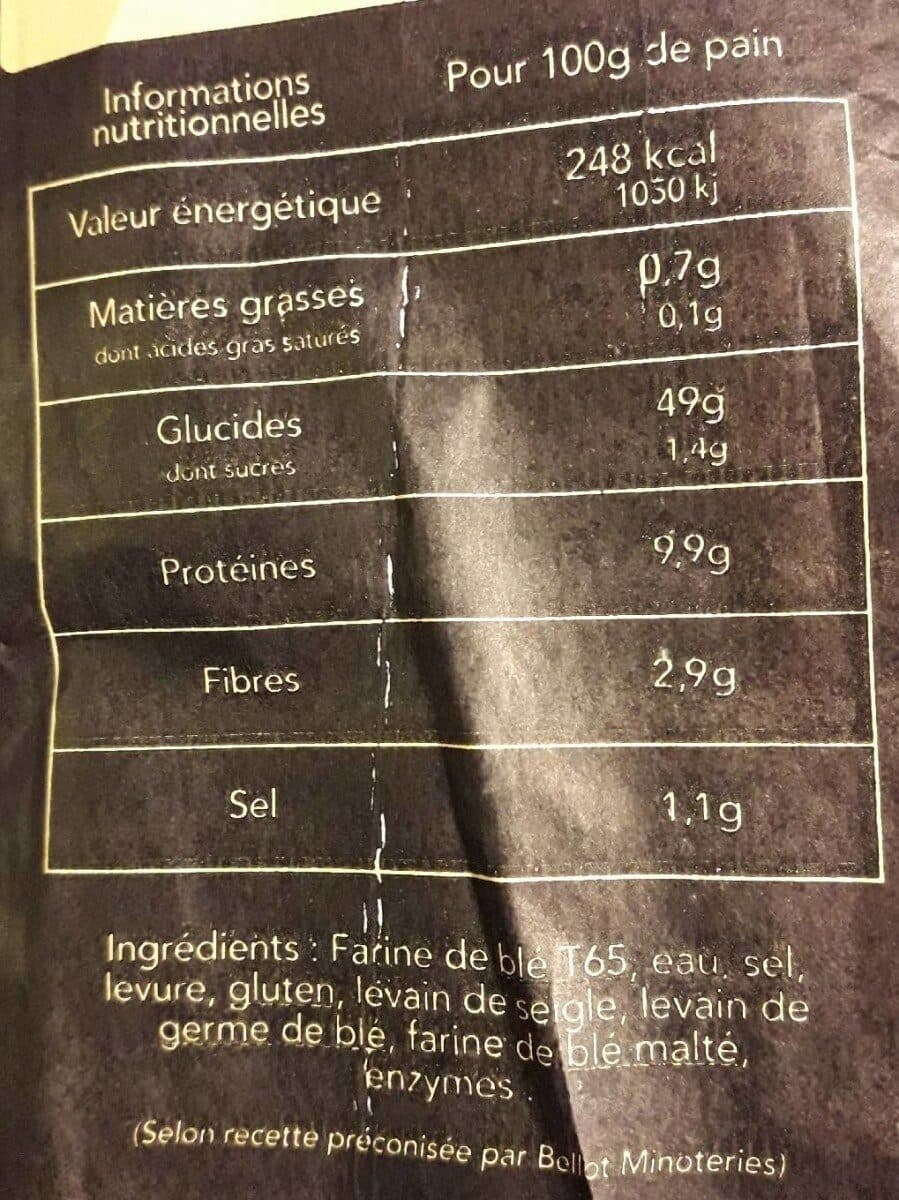 Open Food Facts Baguette packshot