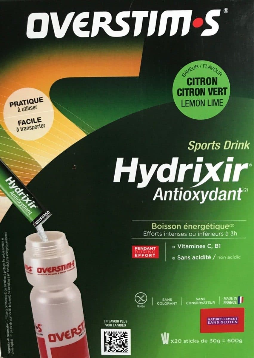 Overstim S Sports drink Hydrixir Antioxydant packshot