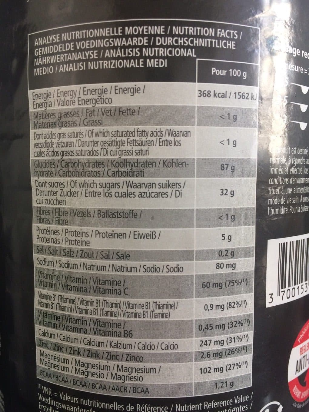 Overstim's Boisson Energetique Hydrixir Longue Distance 600 g packshot