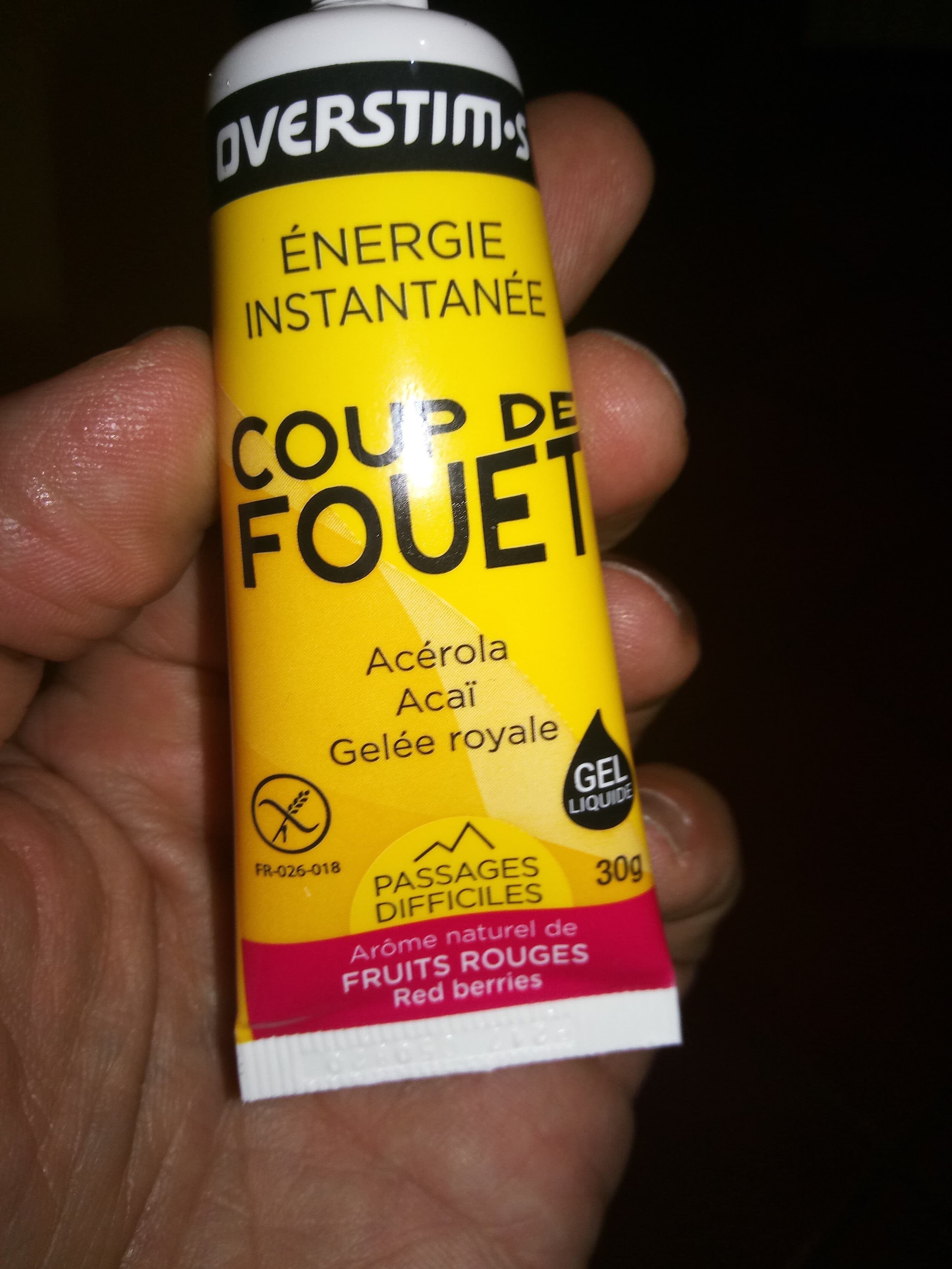 Overstim S Gel Energetique Coup De Fouet Liquide packshot
