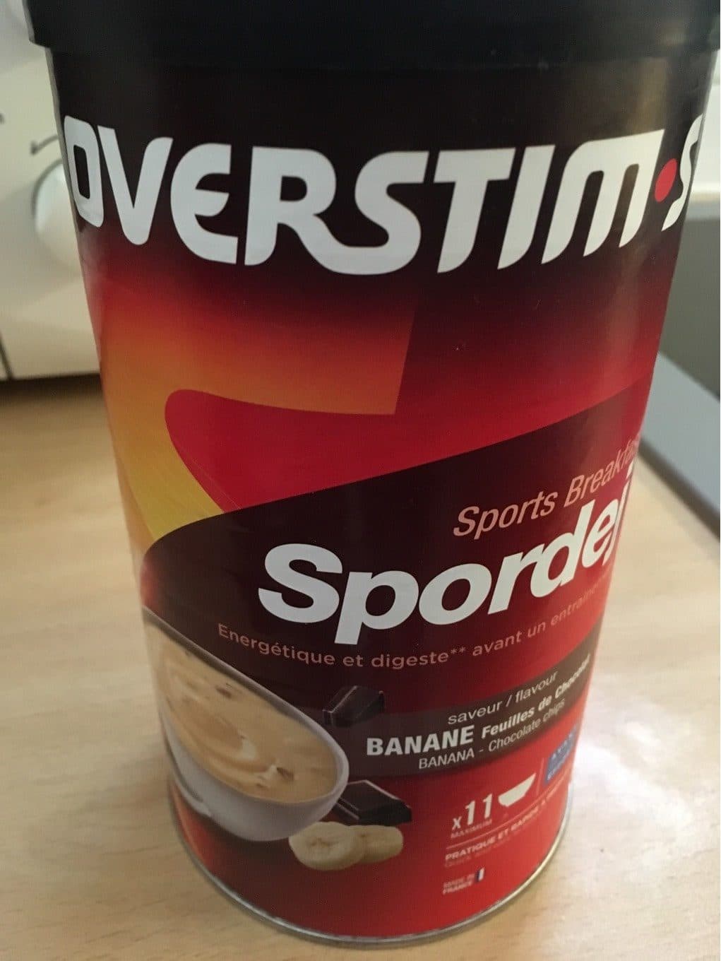 Overstims Spordej Banane-chocolat (700g) packshot
