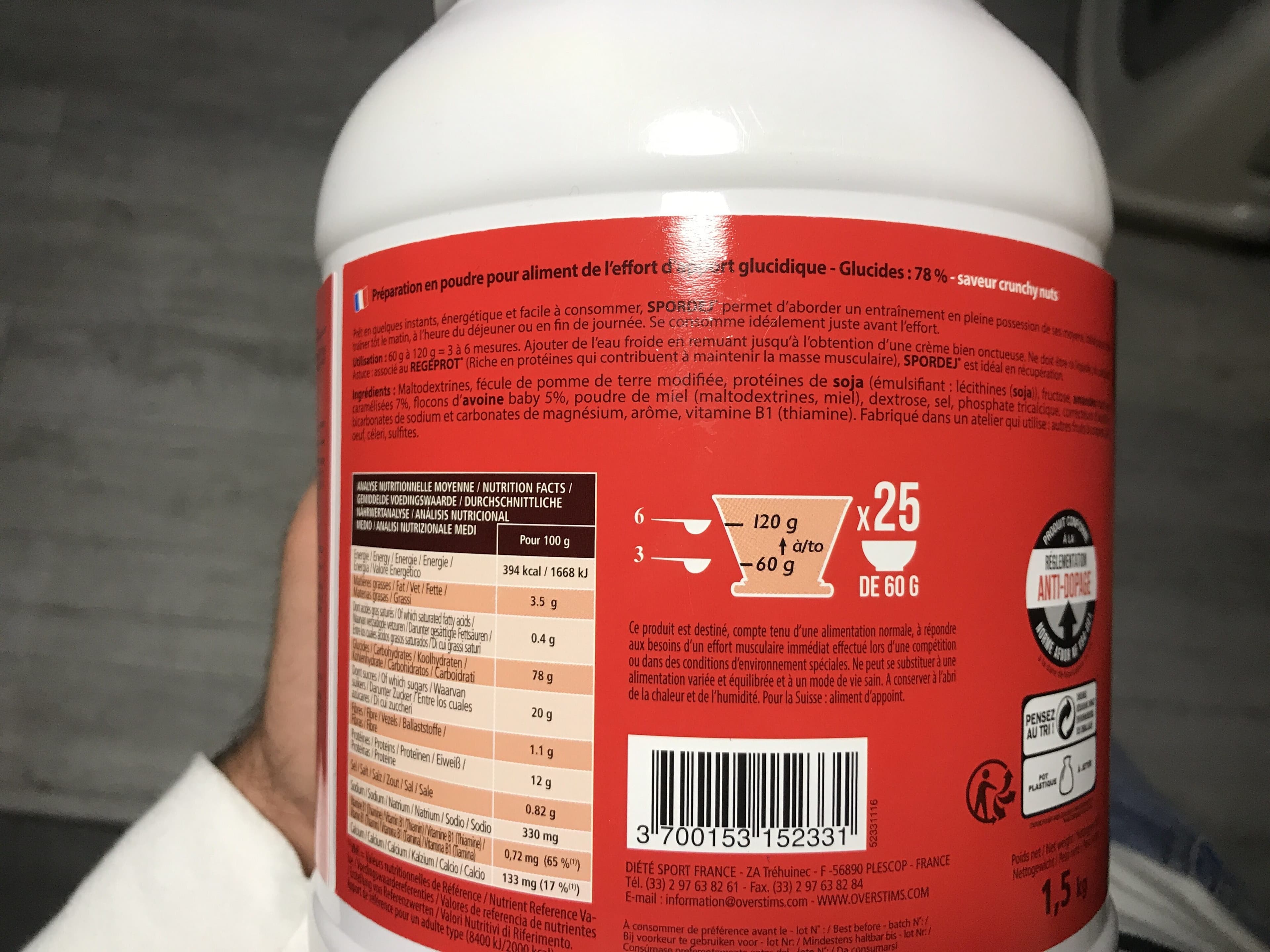 Overstim.s Spordej Muesli packshot