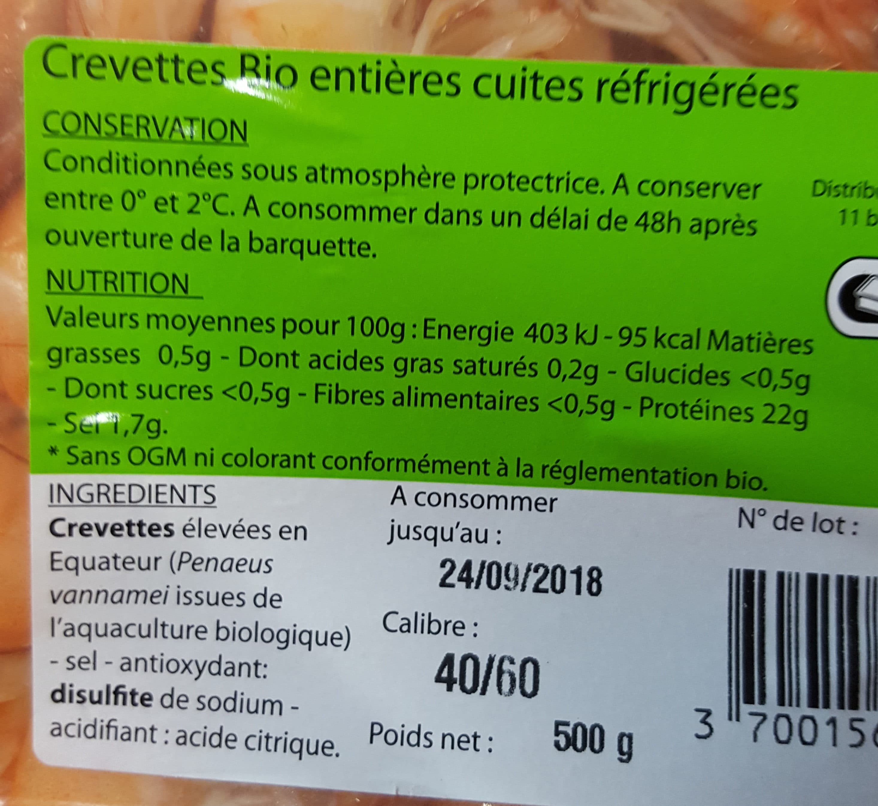 Open Food Facts Crevettes packshot