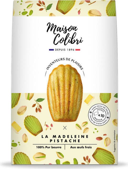 maison colibri Madeleine Pistache 250g packshot