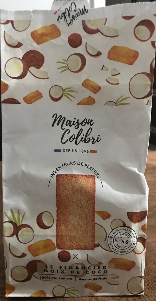 Colibri LE FINANCIER NOIX DE COCO packshot