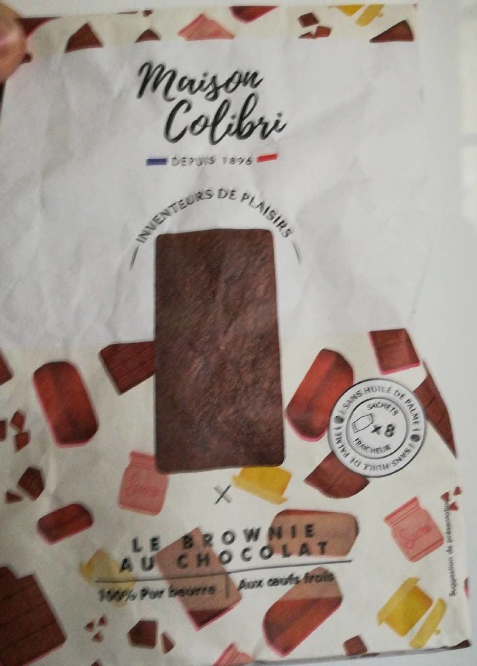 Maison Colibri Le brownie au chocolat packshot