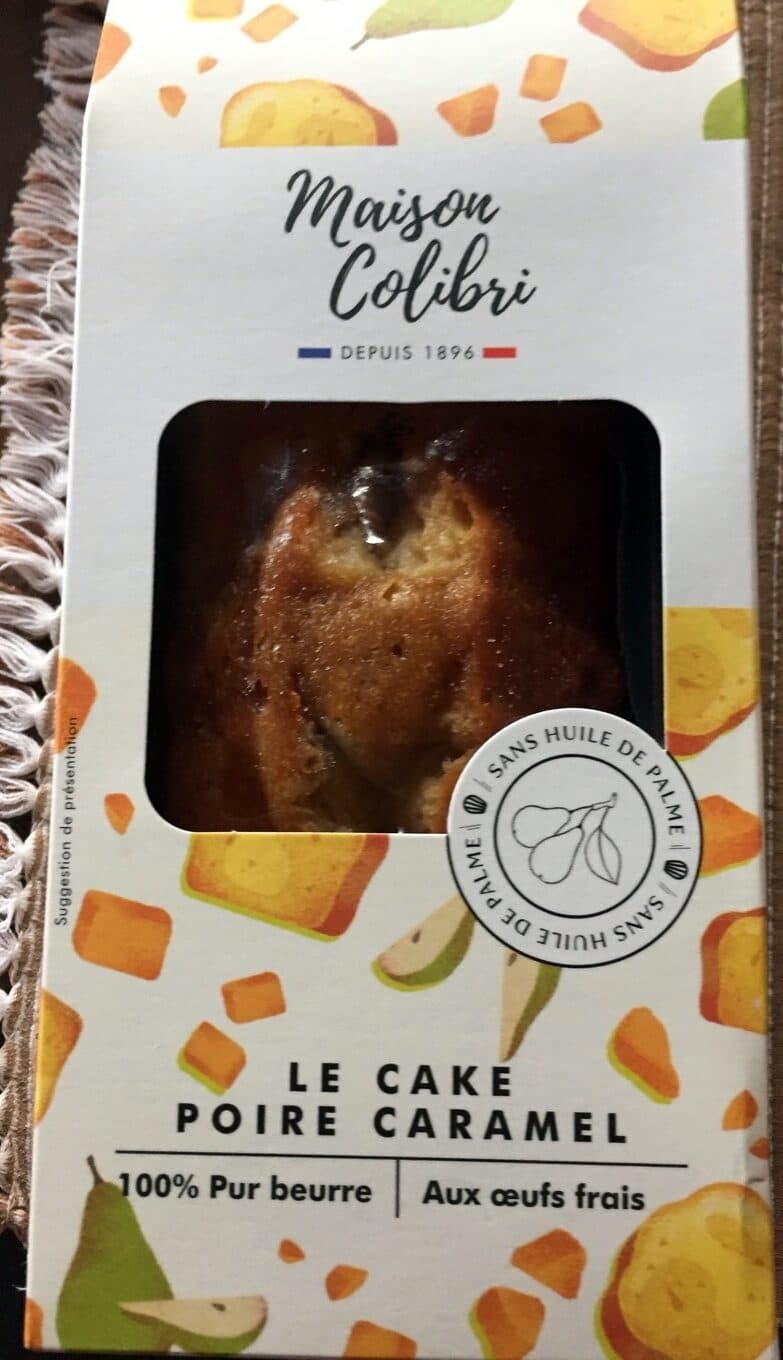 Maison Colibri Cake à la poire et au caramel packshot